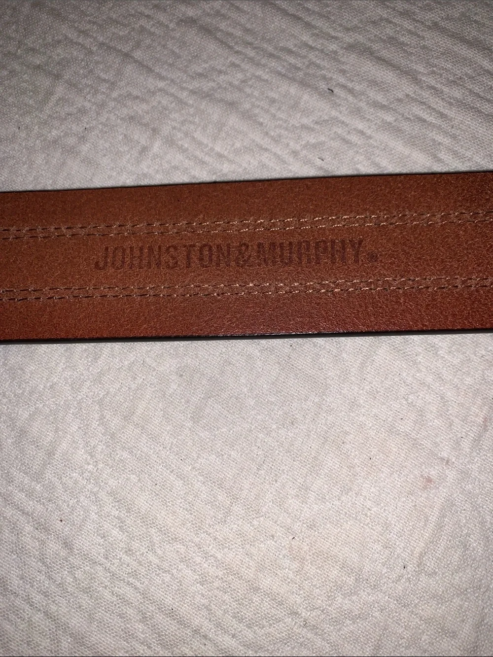 Johnston and Murphy, black and brown belt, leather and suede size 36